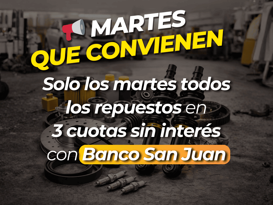 Oferta: martes cuotas sin interés